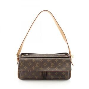 LOUIS VUITTON Brown Monogram Leather Shoulder Bag